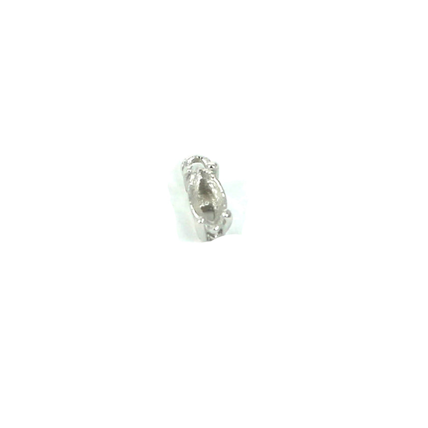 Marquise Pendant with Marquise Shape Mounting in Sterling Silver 3x6mm