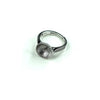 Adjustable Tapered Ring with Cup and Peg Mounting in Sterling Silver 11mm