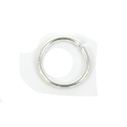 Open Jump Ring in Sterling Silver 8mm 20 Gauge