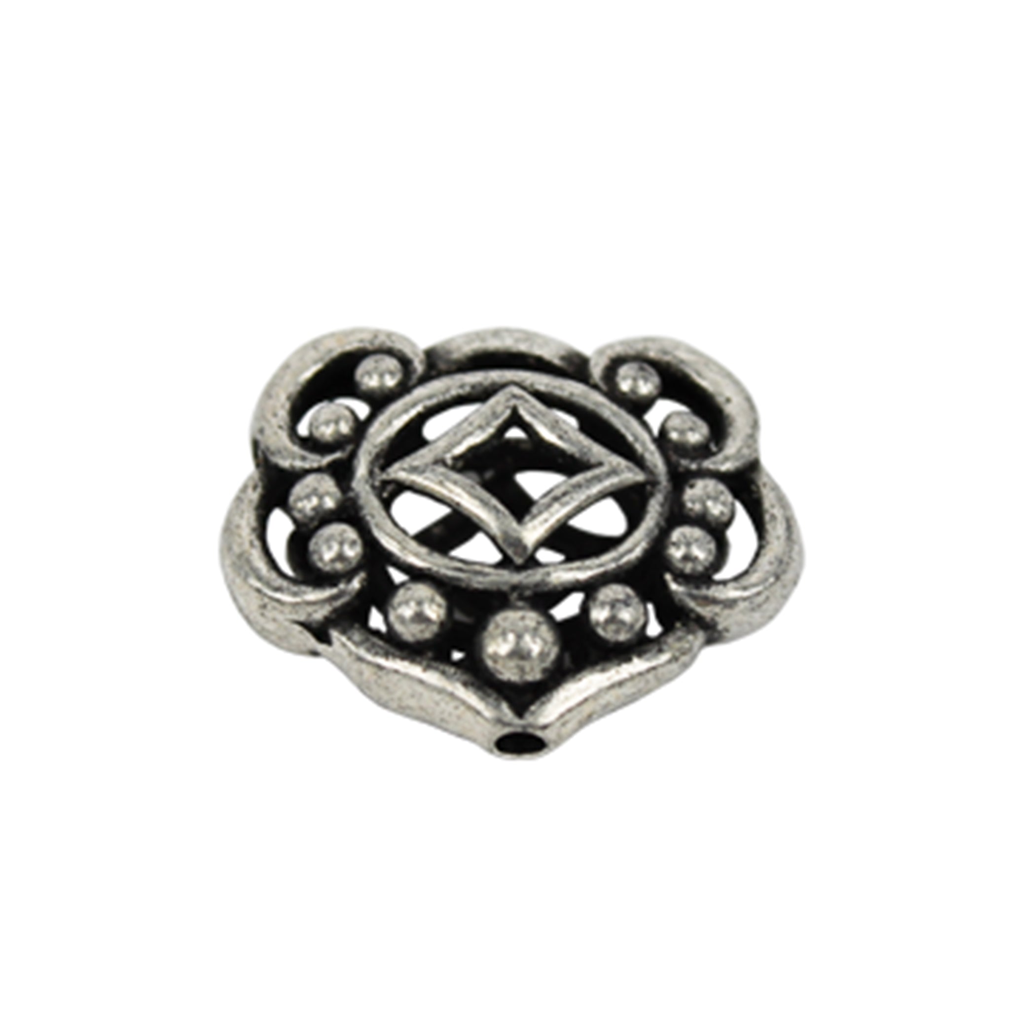 Frolic Bead in Antique Sterling Silver 17.7x21.33x7.34mm