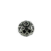 Frolic Round Bead in Antique Sterling Silver 9.8x9.8x10.4mm