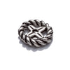 Open Twisty Ring with Spokes Spacer Bead in Sterling Silver 10x2mm