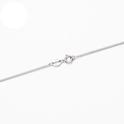 Sterling Silver Broad Ended Snake Chain Necklace 0.8mm 16