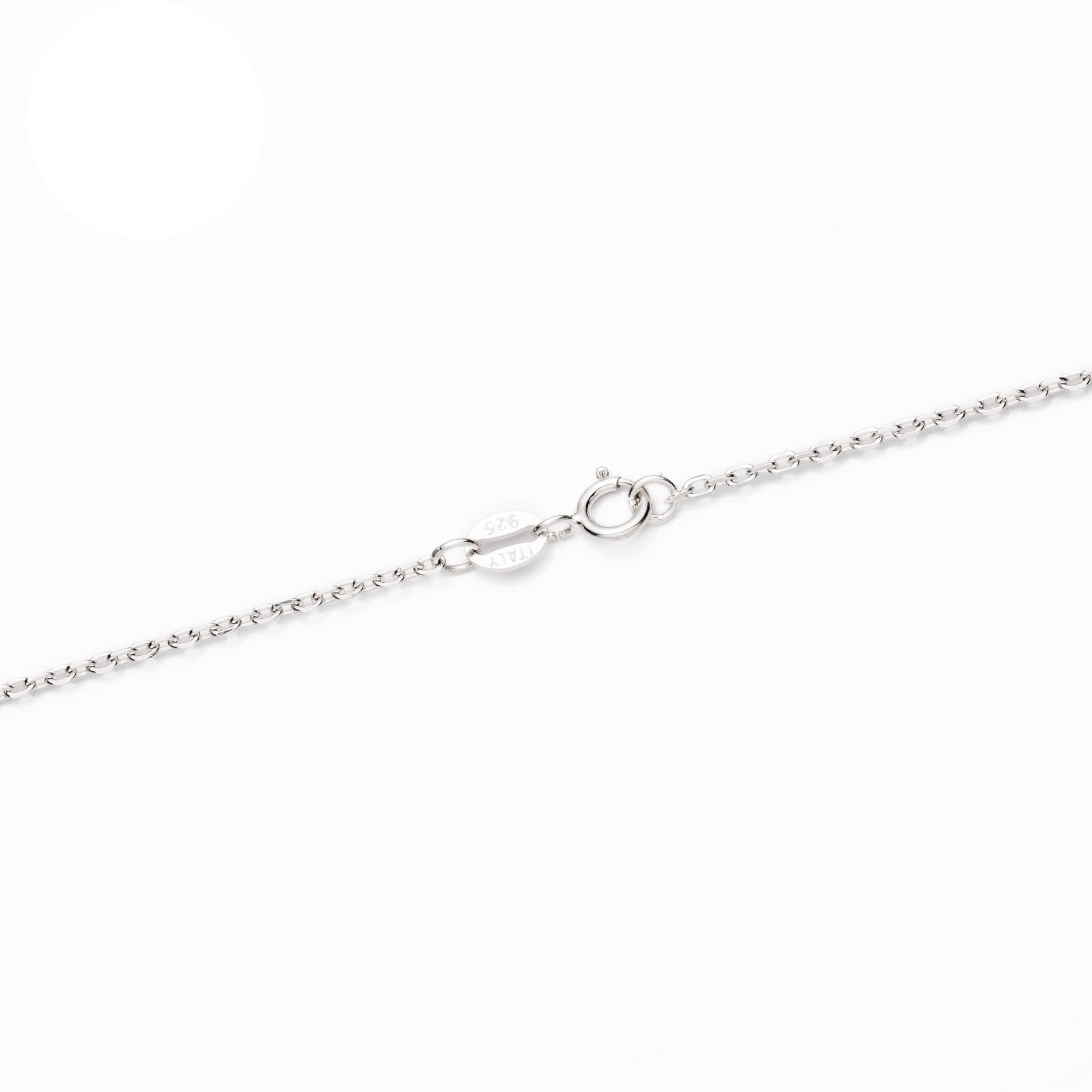 Sterling Silver Cable Chain Necklace 0.9mm 16