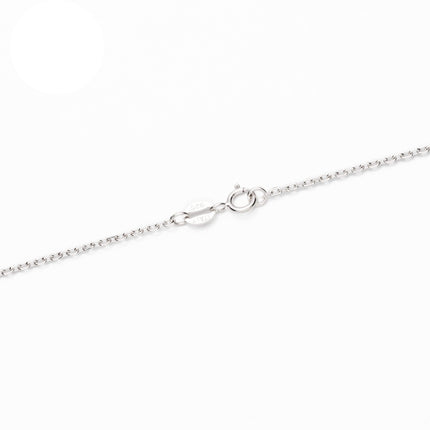 Sterling Silver Cable Chain Necklace 0.9mm 16