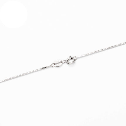 Sterling Silver Fancy Chain Necklace 0.8mm 16
