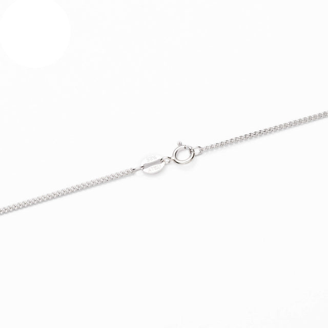 Sterling Silver Curb Chain Necklace 1.25mm 16