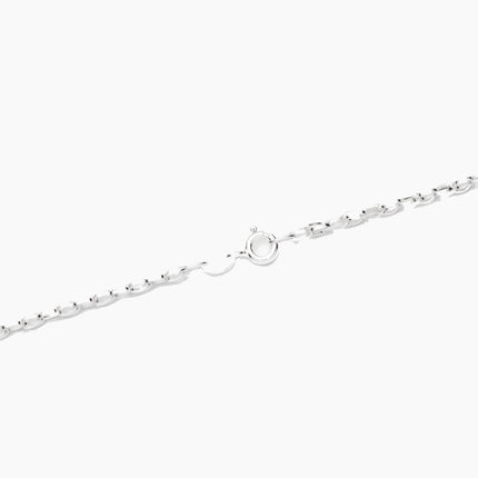 Sterling Silver Double Cable Link Chain Necklace 2.2mm 18