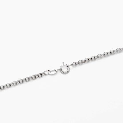 Sterling Silver Cable Link Chain Necklace 3mm 18