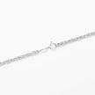 Sterling Silver Double Cable Chain Necklace 18