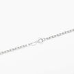 Sterling Silver Oval Cable Link Chain Necklace 2.8mm 18