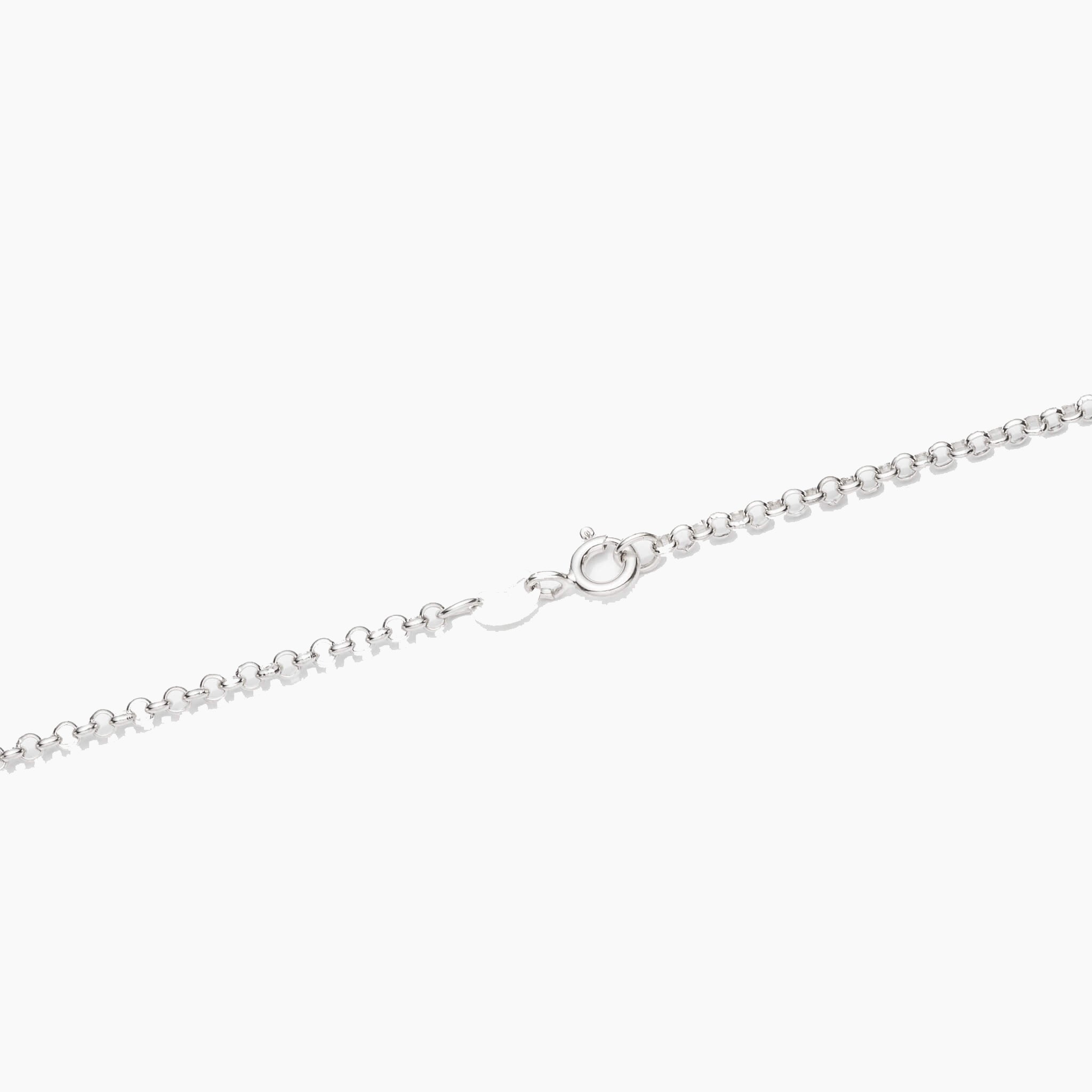 Sterling Silver Rolo Chain Necklace 2.1mm 16