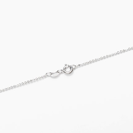 Sterling Silver Ball/Bead Chain Necklace 1.2mm 16