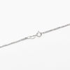 Sterling Silver Design Pattern Bar Chain Necklace 1.3mm 18