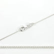 Sterling Silver Flat Curb Chain Necklace 0.95mm 16″ (41cm) 18