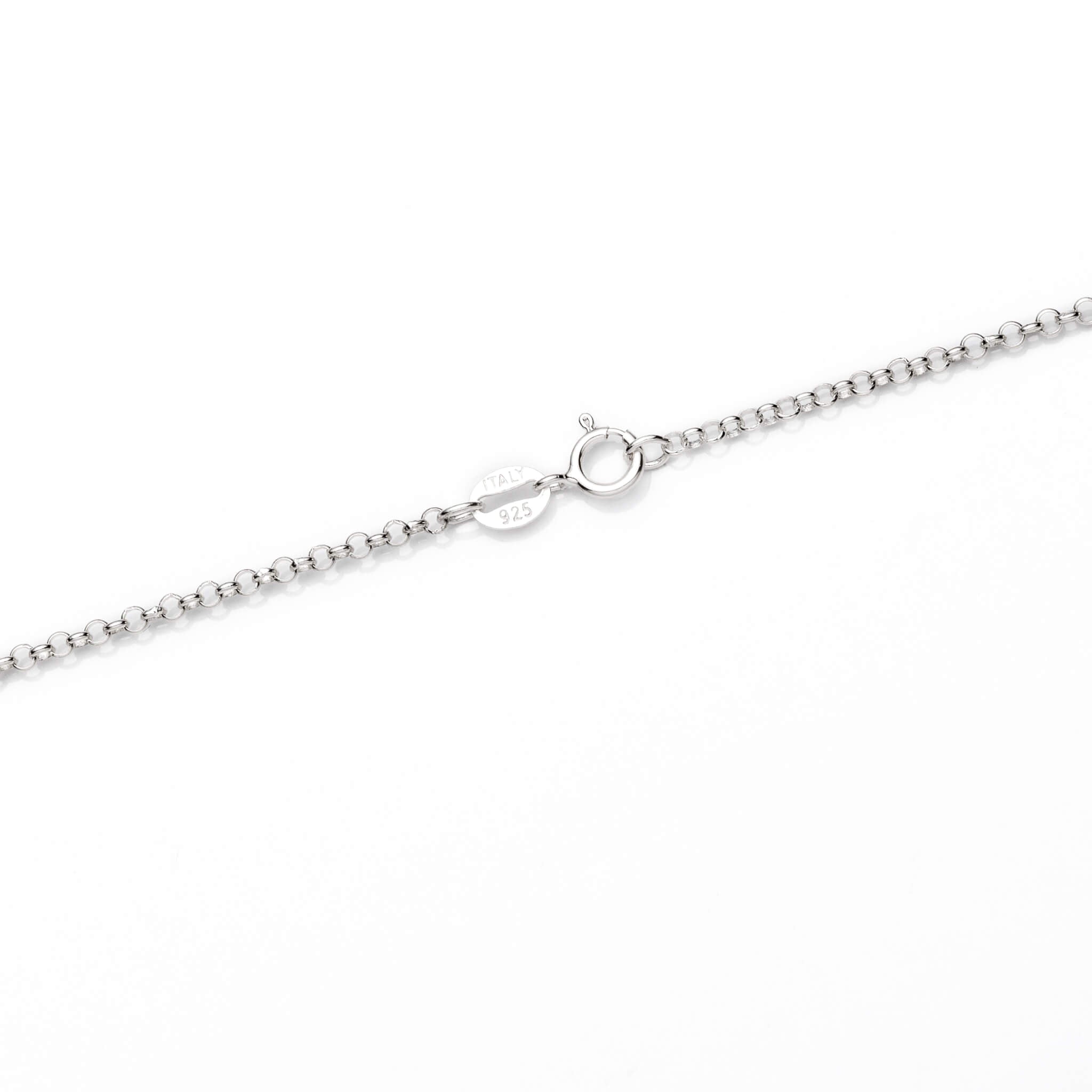 Sterling Silver Rolo Chain Necklace 1.8mm 16