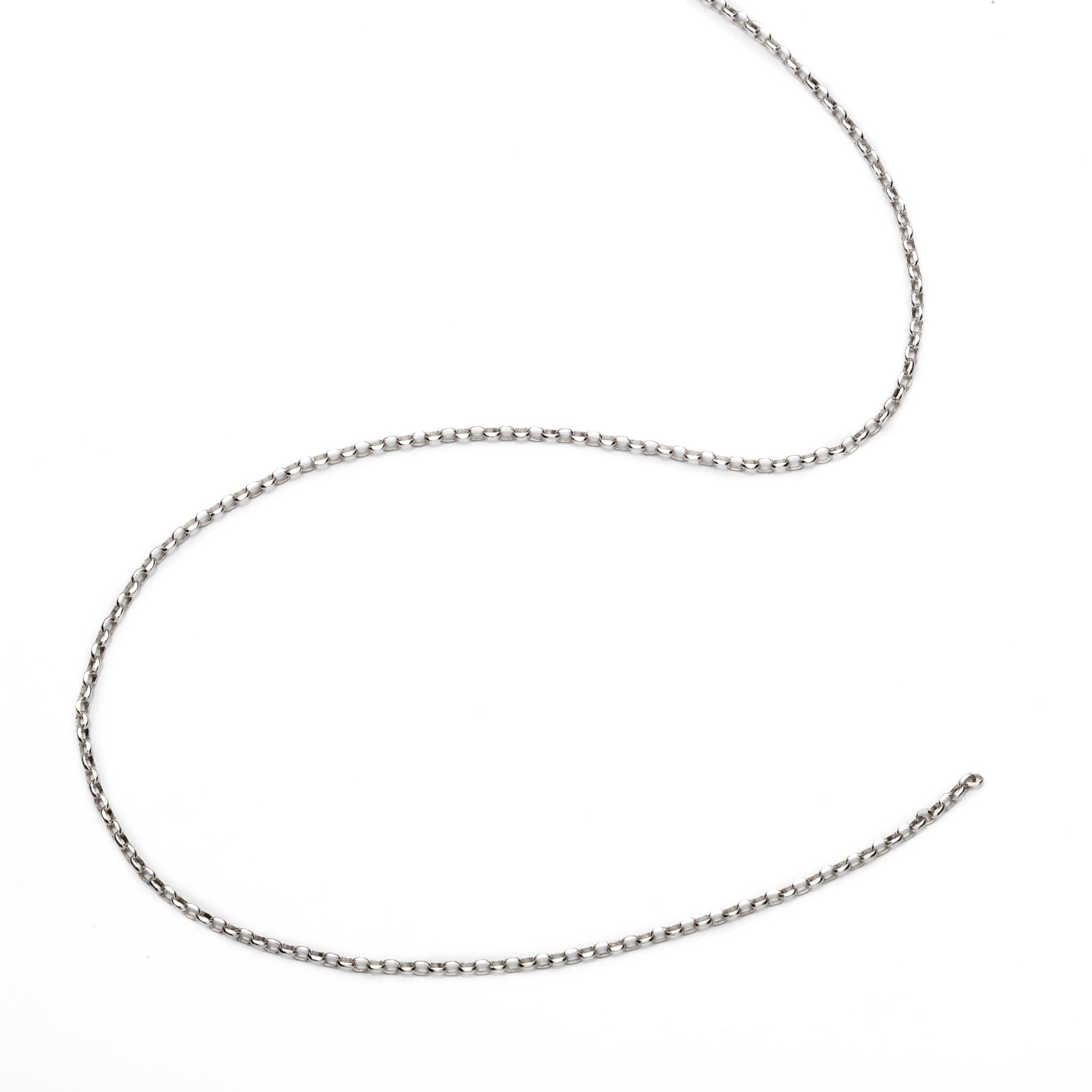 Fine Cable Chain in Sterling Silver