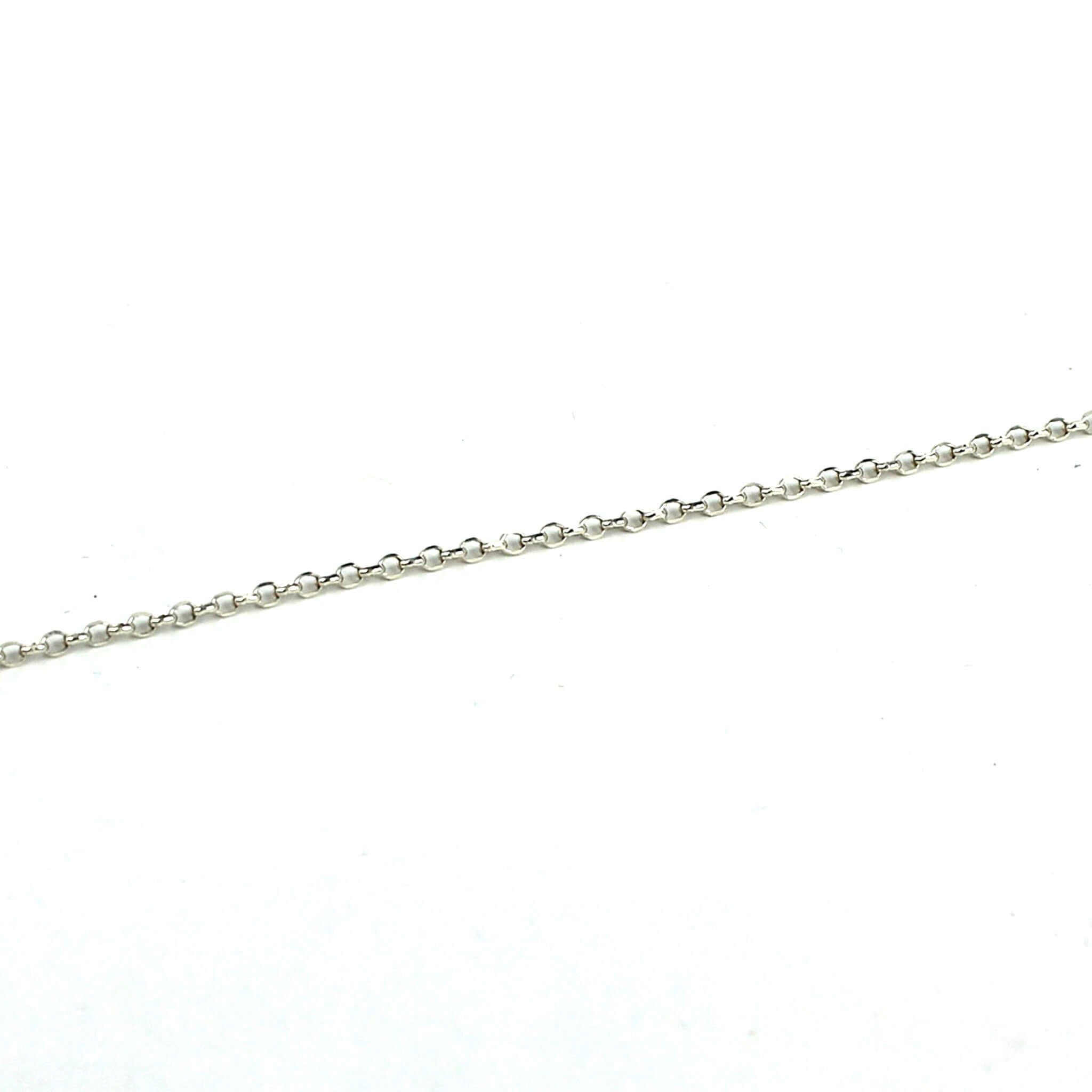 Fine Pearl Cable Chain in Sterling Silver