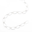 Unique Shape Flat Cable Chain in Sterling Silver