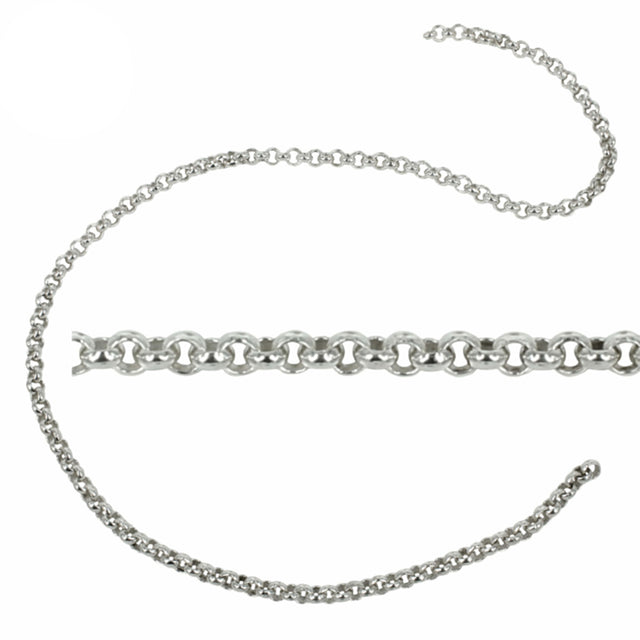 Belcher (Rolo) Chain 4.8mm in Sterling Silver