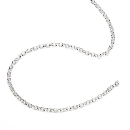 Round Cable Chain in Sterling Silver