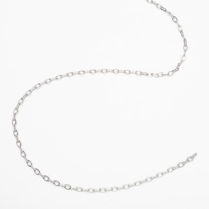 Oval Cable Chain in Sterling Silver
