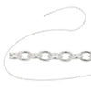 Cable Chain (thicker) in Sterling Silver 1.2mm x 1.6mm Links
