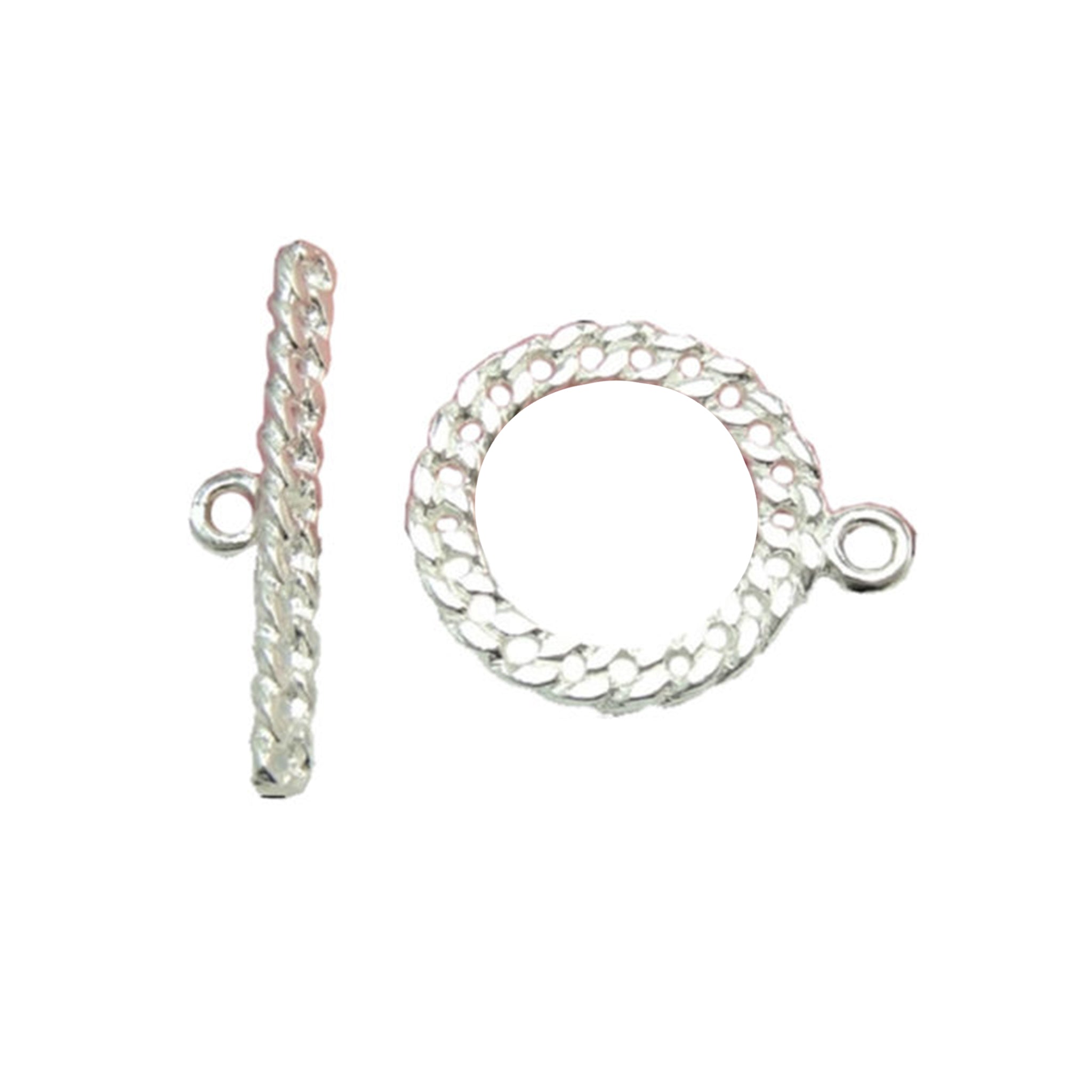 Toggle Clasp in Sterling Silver 21.6x24.6mm