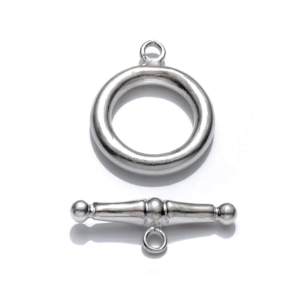 Toggle Clasp in Sterling Silver 20x20mm