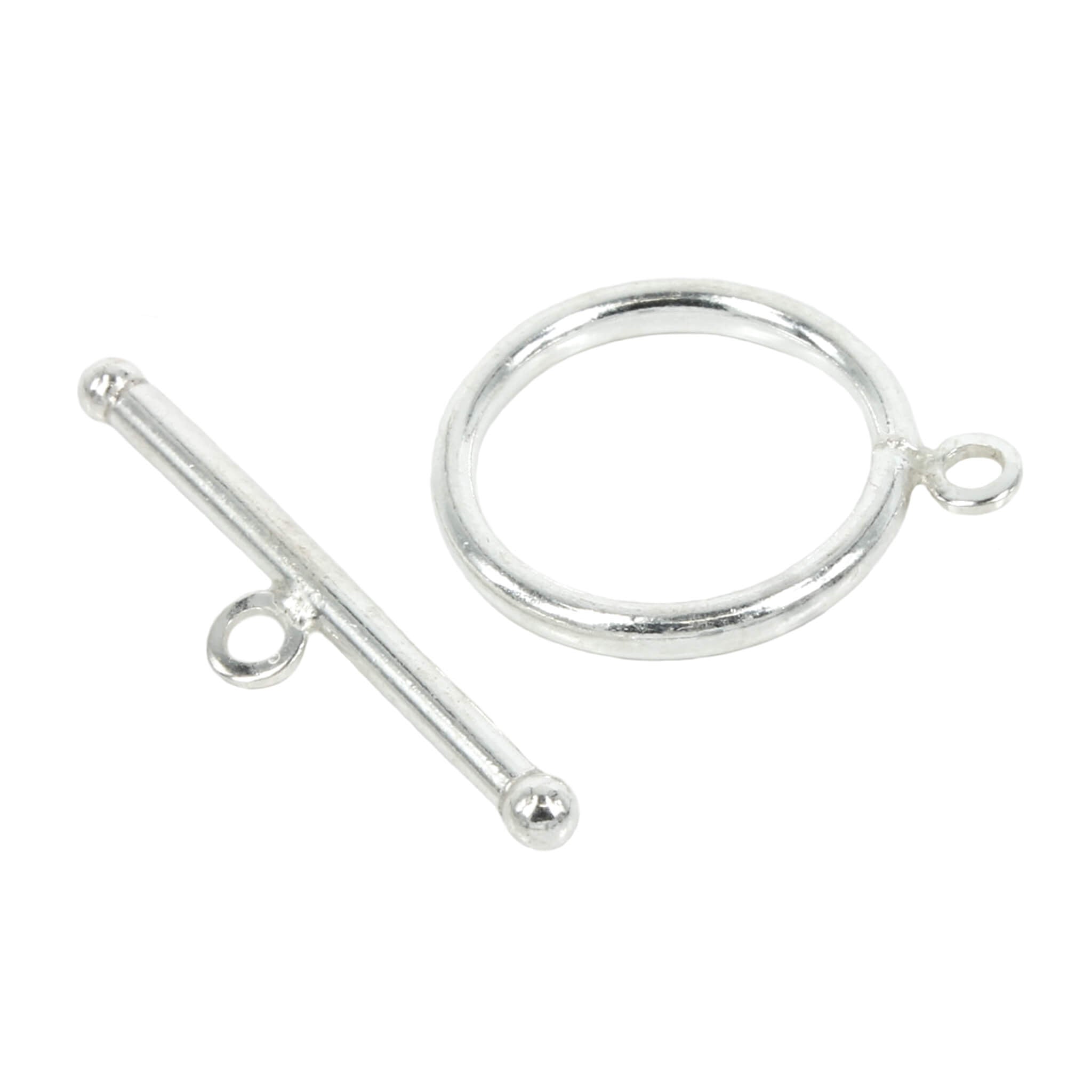 Toggle Clasp in Sterling Silver with 18mm Loop